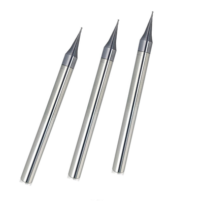 Extremidade quadrada reta Mills Hrc 65 das flautas 0.3mm da pata dois micro