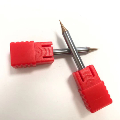 Moinho de extremidade cortado quadrado Hrc65 das flautas 0.1mm do carboneto de tungstênio dois
