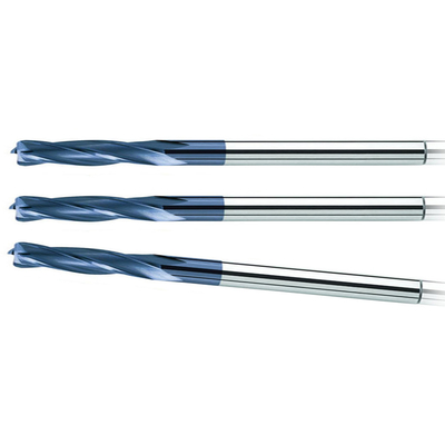 2 extremidade de canto Mills Hrc do raio do moinho de extremidade R0.5 do carboneto das flautas 4mm 65 SX