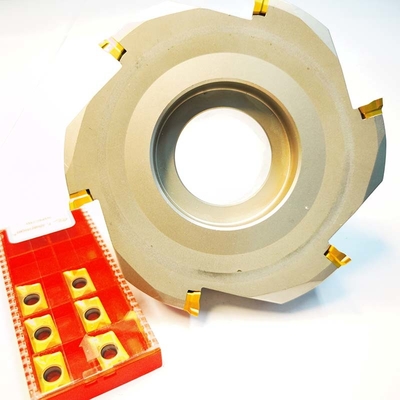 cabeça de cortador da liga da cabeça de cortador da trituração de 125mm para o modelo APKT das inserções