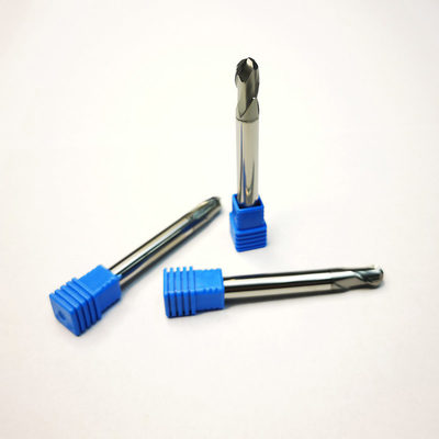 ST contínuo de Mills Hrc 65 da extremidade do nariz da bola das flautas D8R4 do carboneto de tungstênio 2