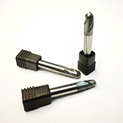 Extremidade contínua Mills Hrc 65 Sx do nariz da bola das flautas D10R5 do carboneto de tungstênio 2