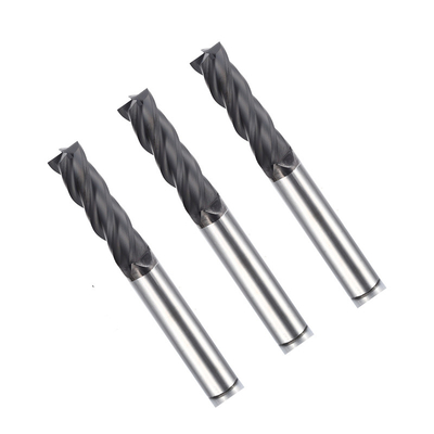 Quatro moinho de extremidade longo quadrado da pata da flauta 10mm para a grafite