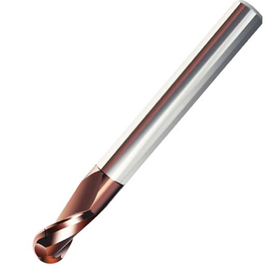 Moinho de extremidade quadrado Hrc65 do carboneto alto das flautas R2 do aço 2 da dureza SX