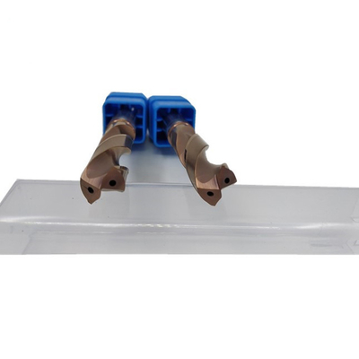 2 brocas de carboneto de tungstênio contínuas das flautas 10mm com líquido refrigerante