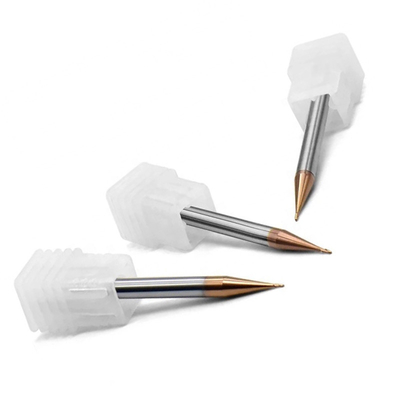 micro extremidade Mills Tungsten Carbide Helix Angle de 0.2mm 35 graus