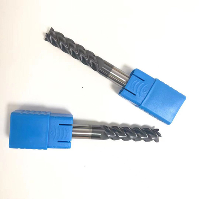 Moinhos de extremidade contínuos da flauta do carboneto de tungstênio 2 6mm para aço temperado
