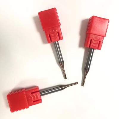 Flauta longa dos moinhos de extremidade 2 do pescoço do carboneto de tungstênio para aço temperado