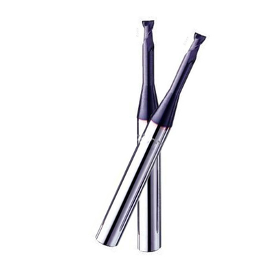 Moinhos de extremidade altos do carboneto de tungstênio do aço da dureza 2 flautas D4 Hrc65 SX