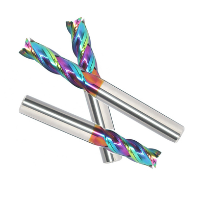 Quadrado longo contínuo das flautas 8mm dos moinhos de extremidade 4 do pescoço para o elétrodo de cobre