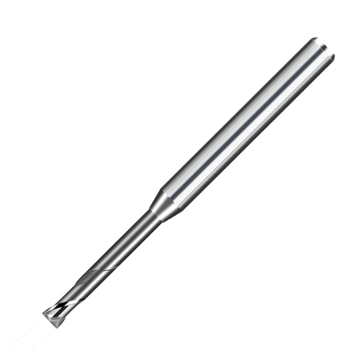 Extremidade 3mm longa de alumínio Mills Tungsten Carbide do pescoço 2 flautas sem revestimento